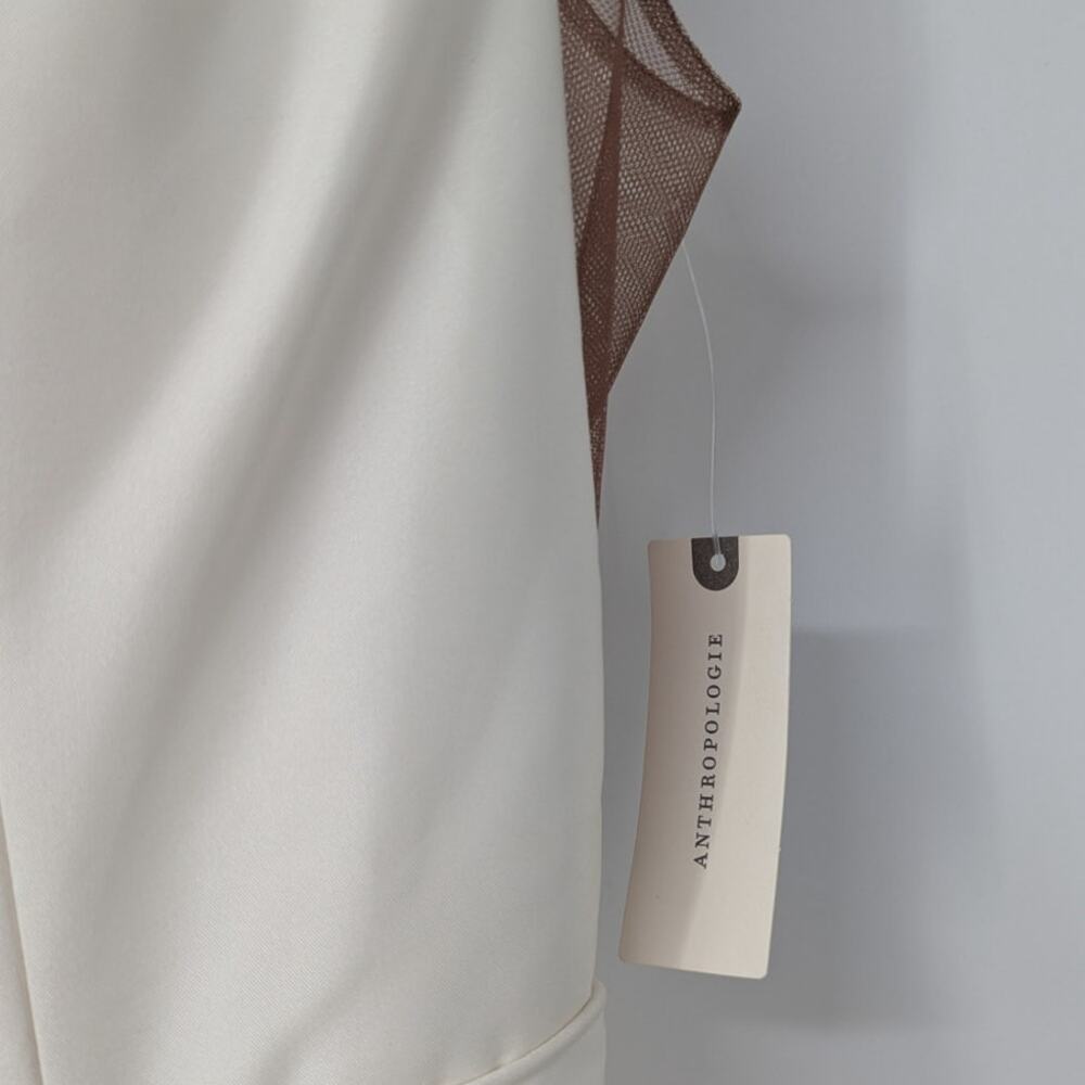 Jenny Yoo Lawrence Size 4 Ivory Satin A-Line Wedding Gown NWT Bridal - Picture 5 of 8